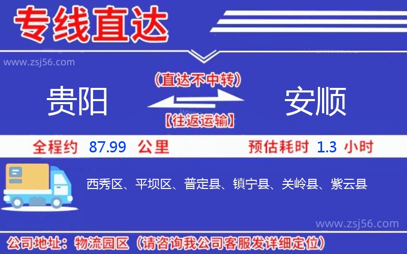 貴陽(yáng)到安順物流公司